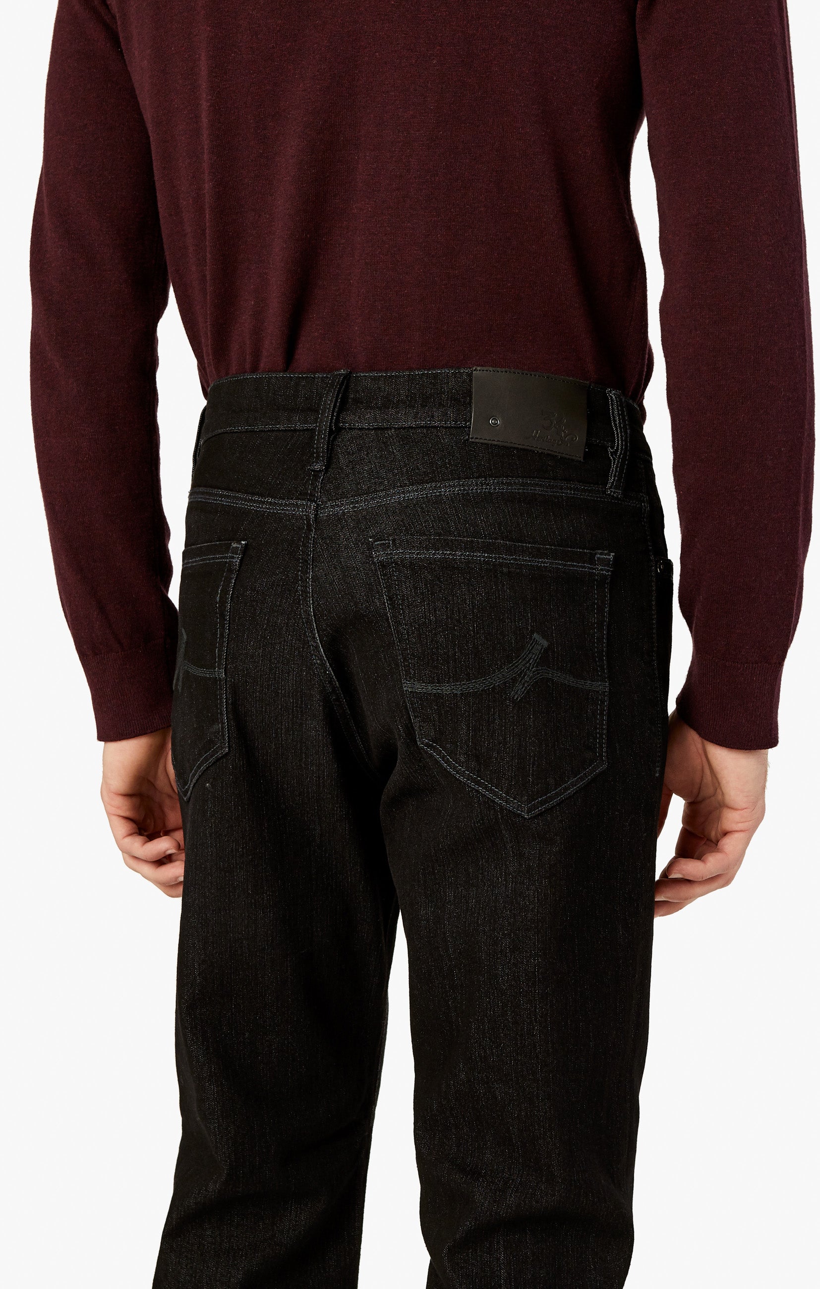 Charisma Relaxed Straight Jeans In Charcoal Comfort Image 7