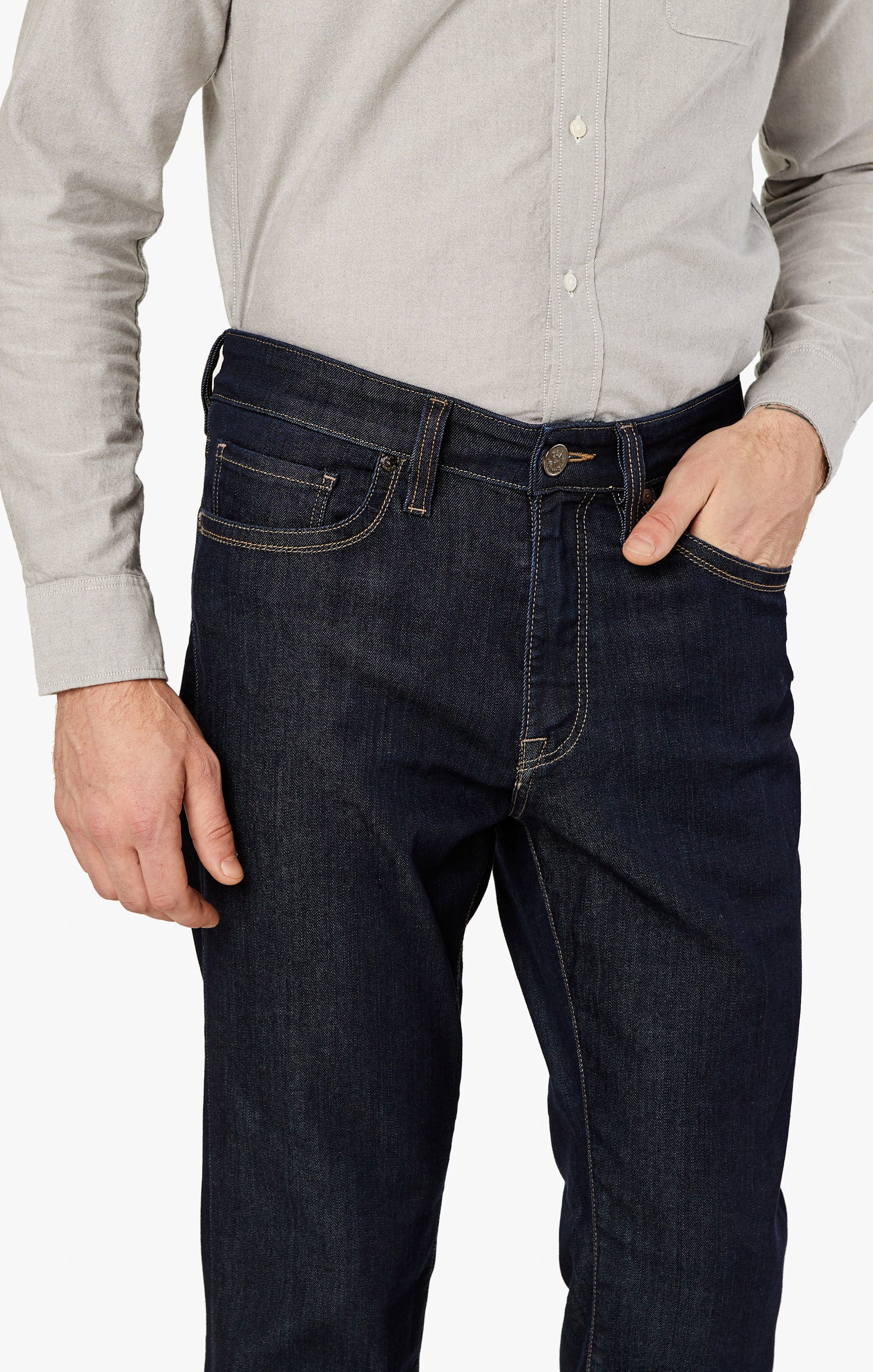 Charisma Relaxed Straight Jeans In Rinse Vintage Image 9