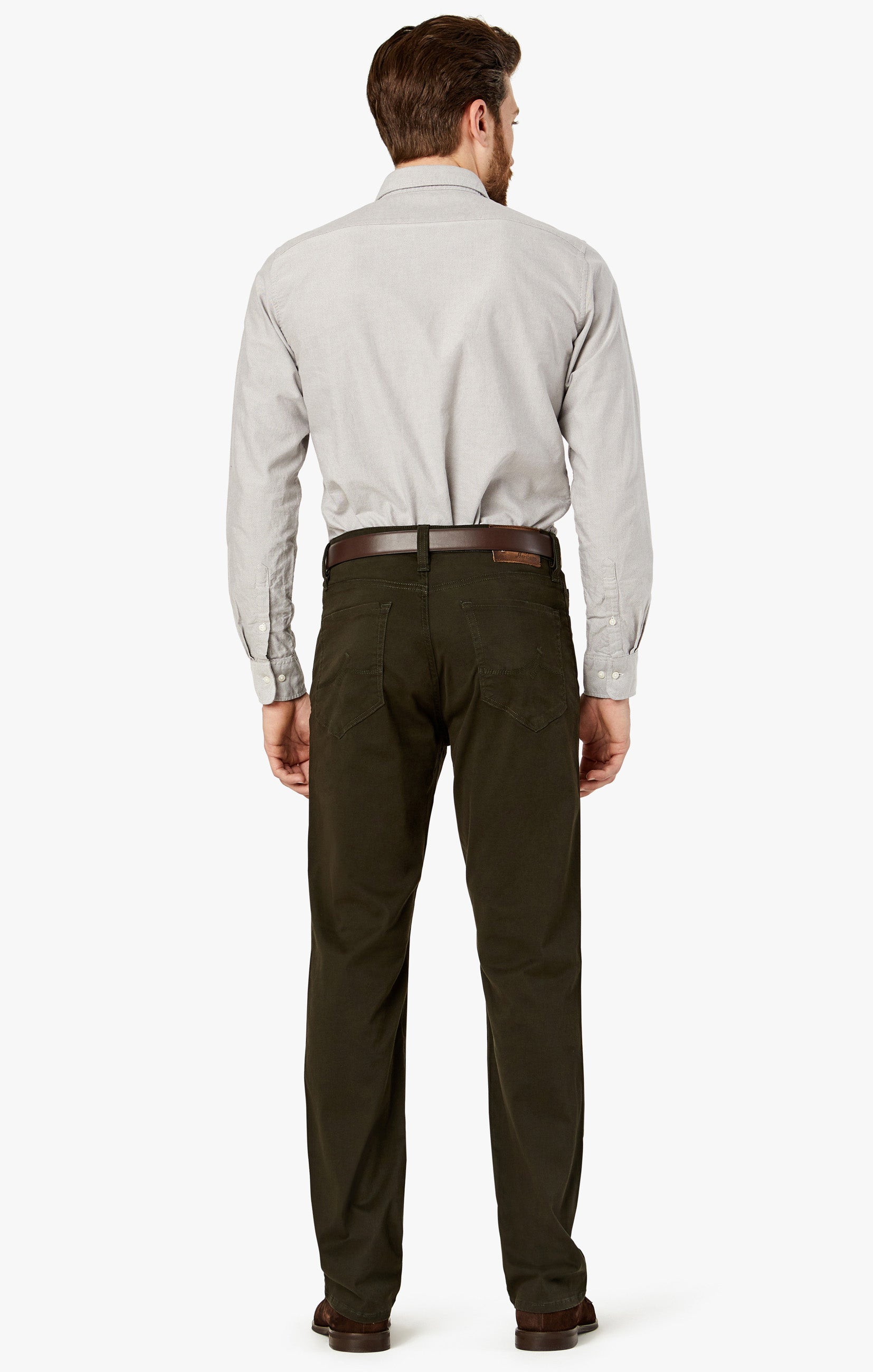 Charisma Relaxed Straight in Dark Green Twill - 34 Heritage