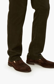 Charisma Relaxed Straight in Dark Green Twill - 34 Heritage