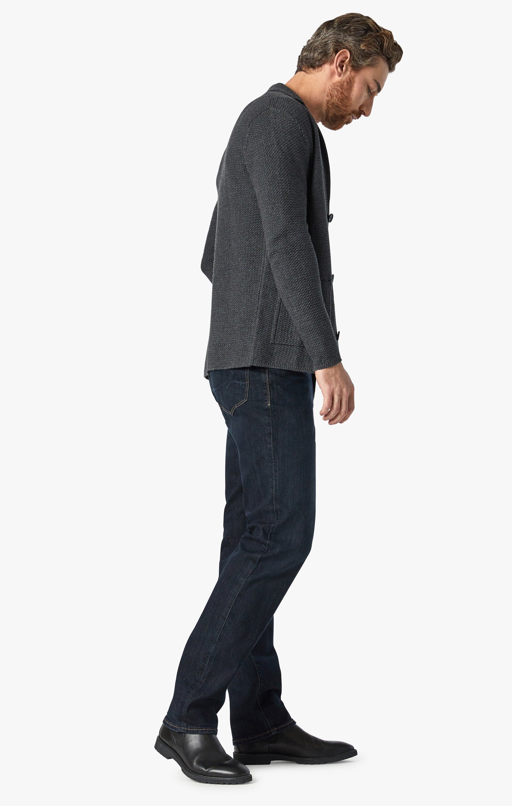 Charisma Relaxed Straight Jeans In Dark Comfort Image 4