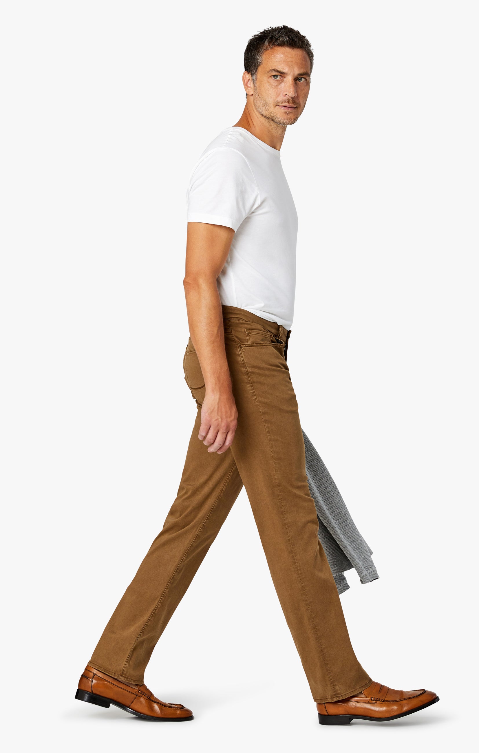 Charisma Relaxed Straight Leg in Tobacco Twill Image 1