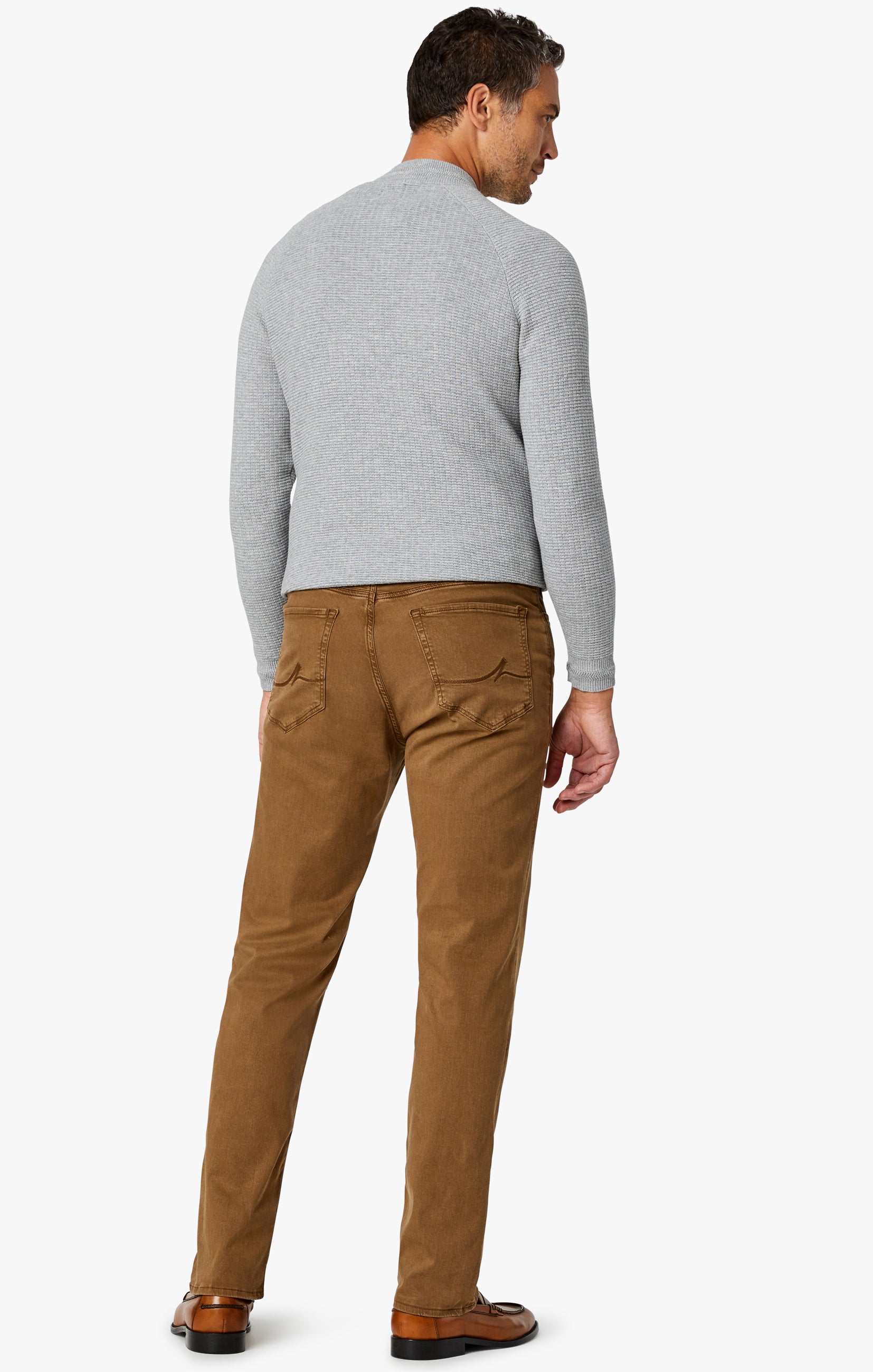 Charisma Relaxed Straight Leg in Tobacco Twill Image 7