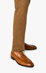Charisma Relaxed Straight Leg in Tobacco Twill - 34 Heritage