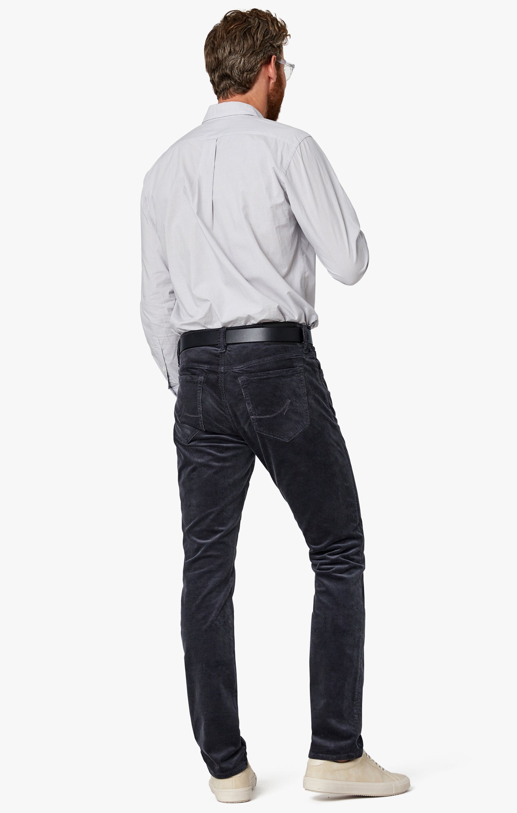 Charisma Relaxed Straight Pants in Iron Cord Image 7