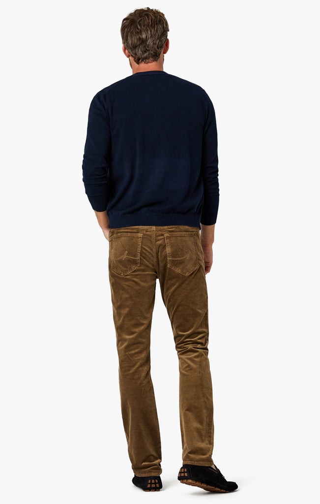 Charisma Relaxed Straight Pants in Tobacco Cord