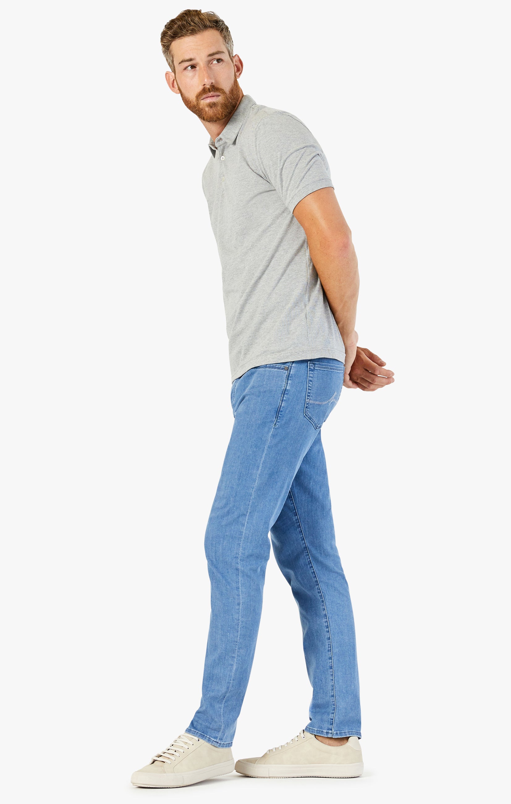 Charisma Relaxed Straight Jeans In Light Kona Image 5