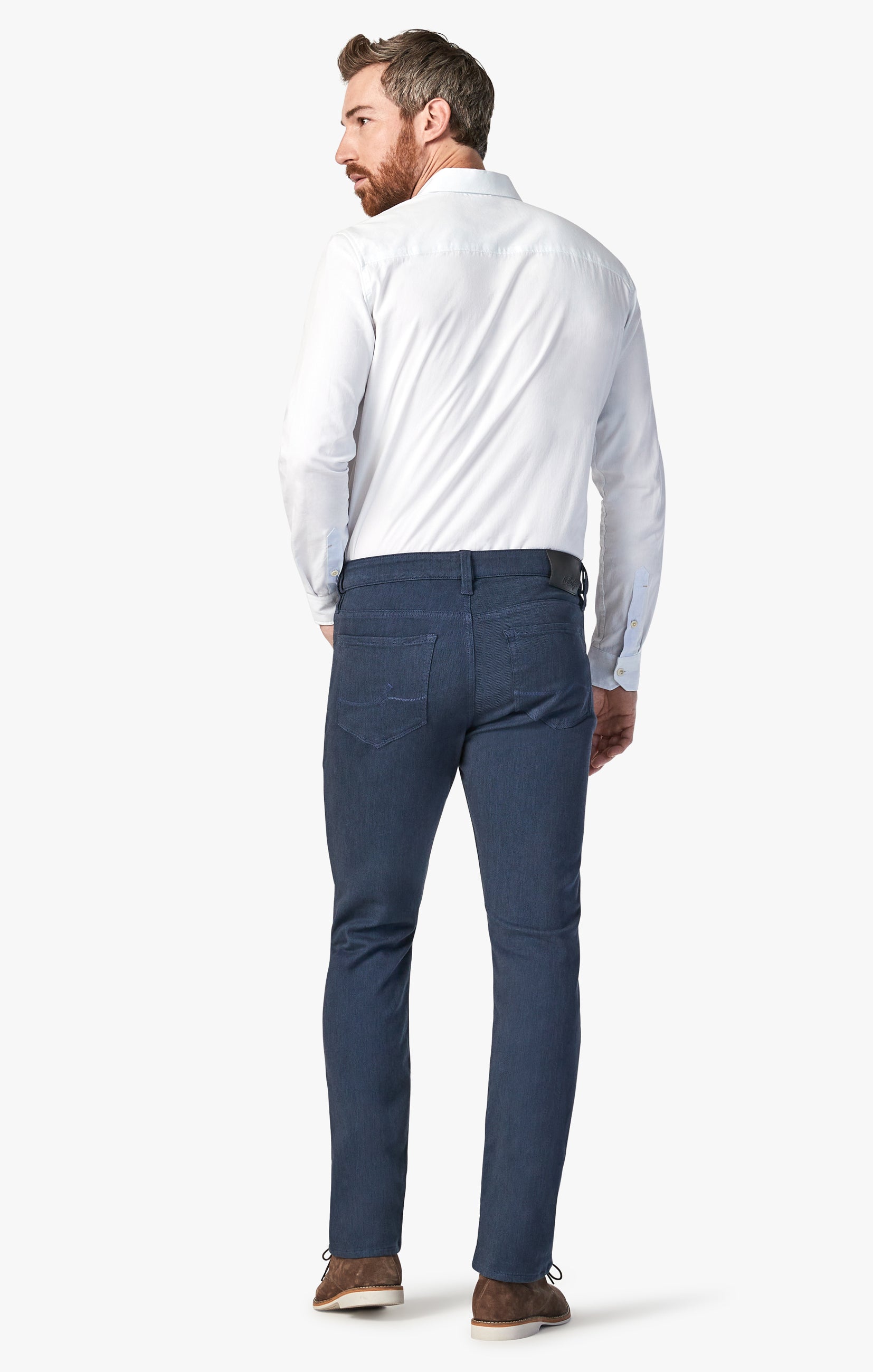 Charisma Relaxed Straight Pants In Insignia Blue Diagonal