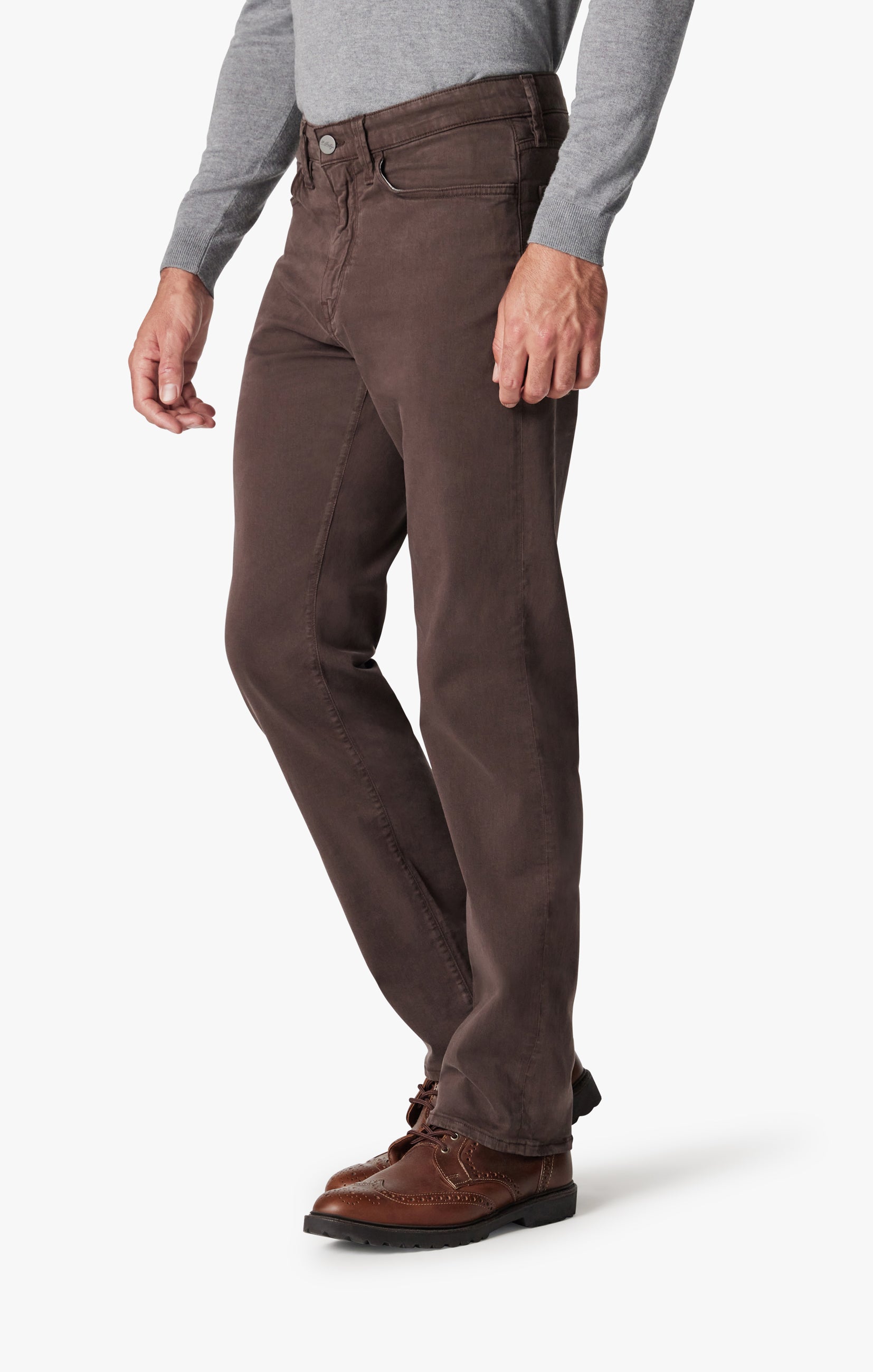 34 Heritage Men's Charisma Relaxed Straight Pants In Fudge Twill