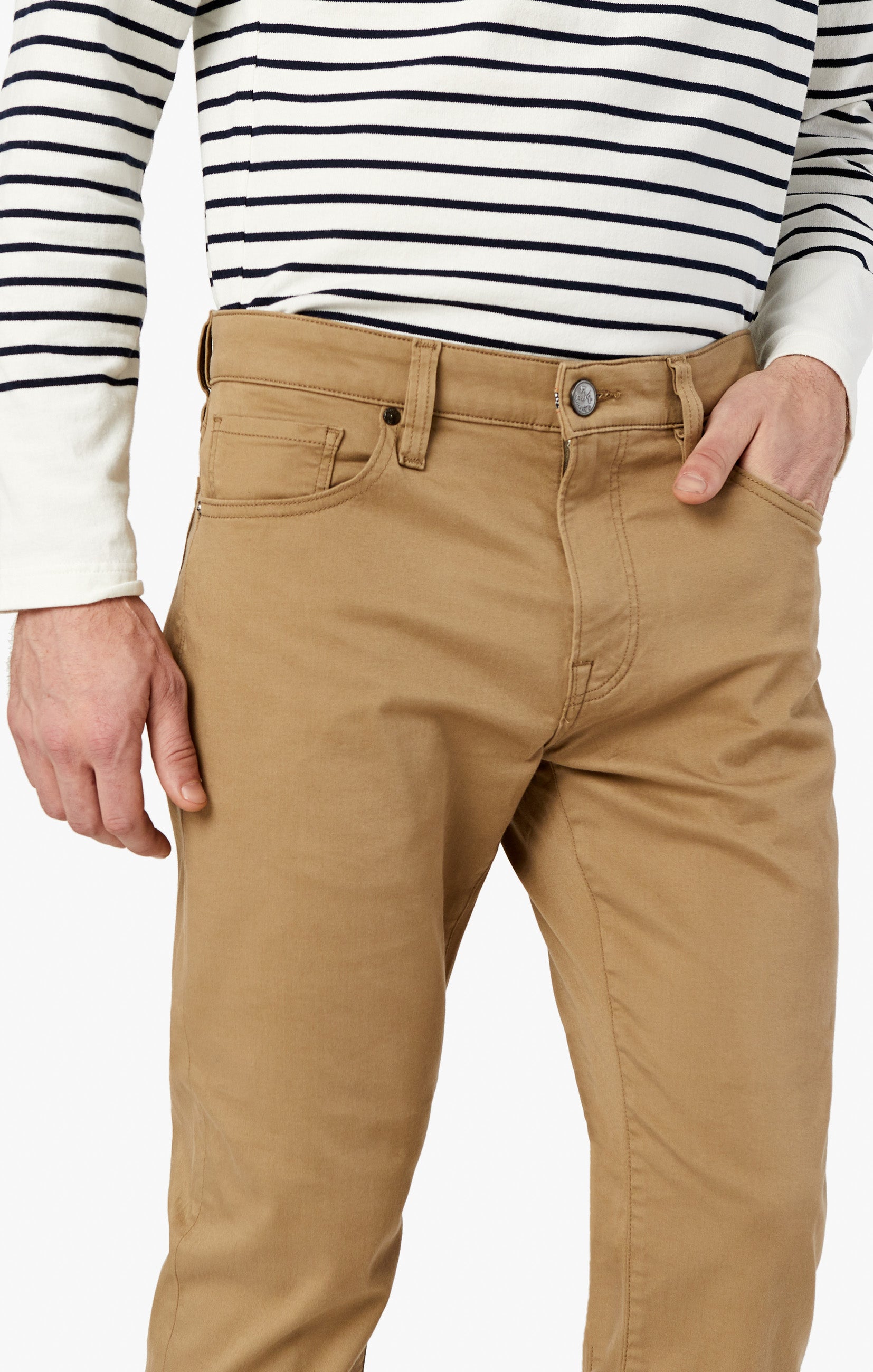 Courage Straight Leg In Khaki Twill - 34 Heritage