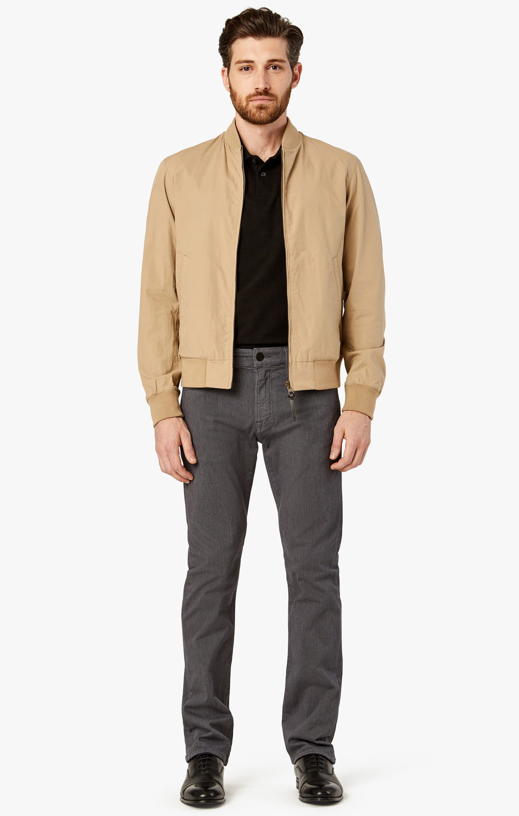 Courage Straight Leg In Grey Diagonal - 34 Heritage