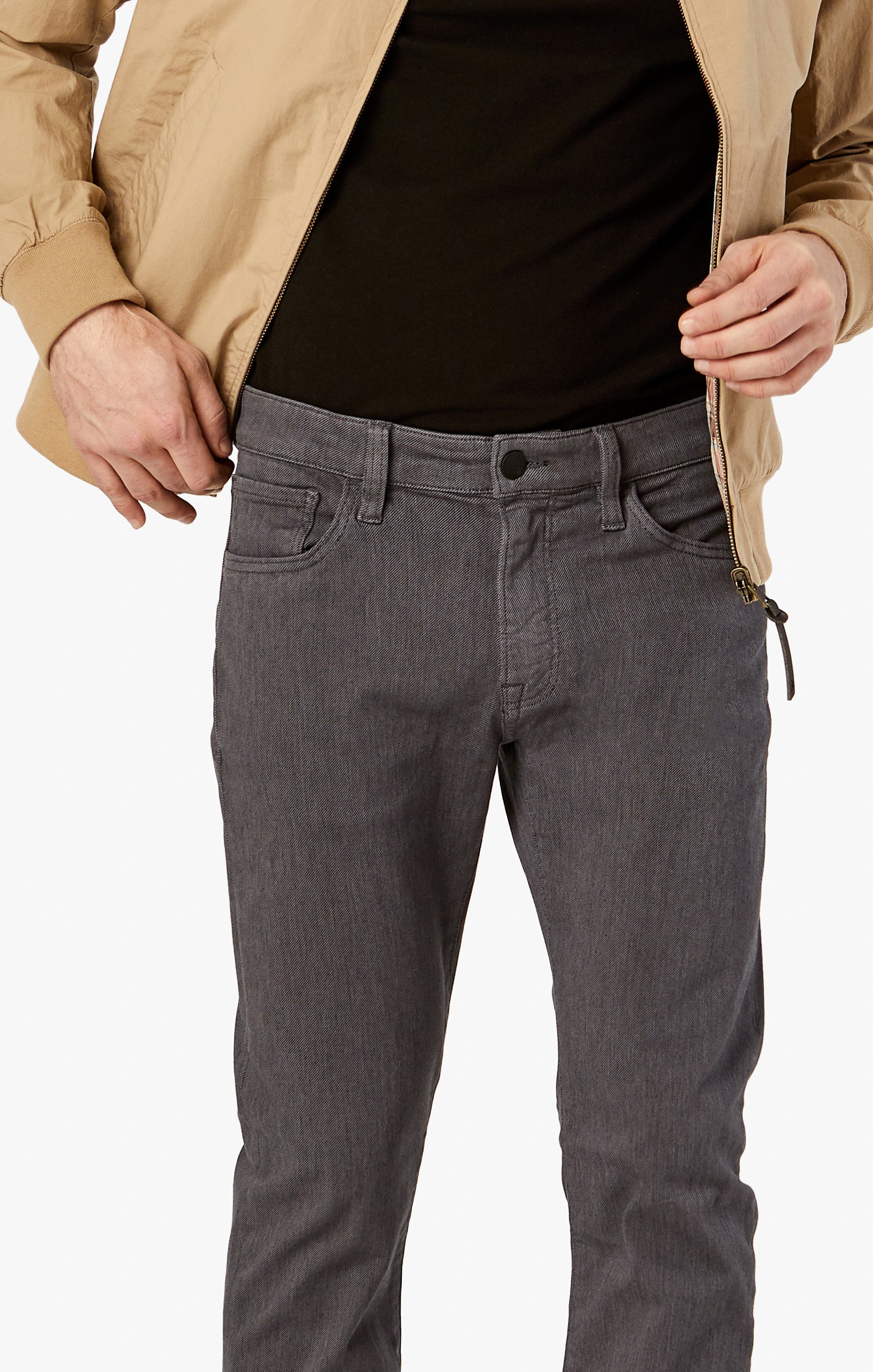 Courage Straight Leg In Grey Diagonal - 34 Heritage