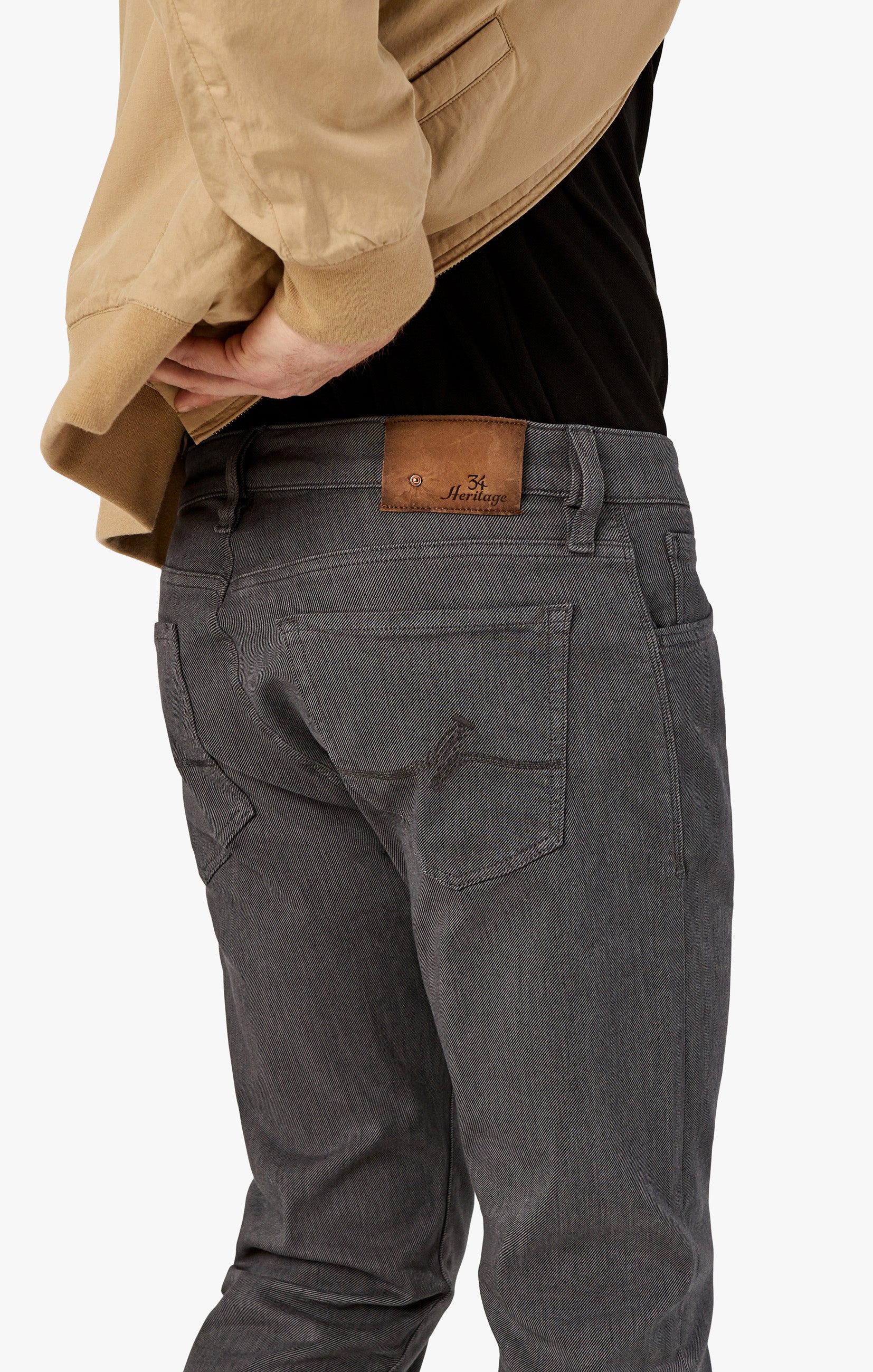 Courage Straight Leg In Grey Diagonal - 34 Heritage