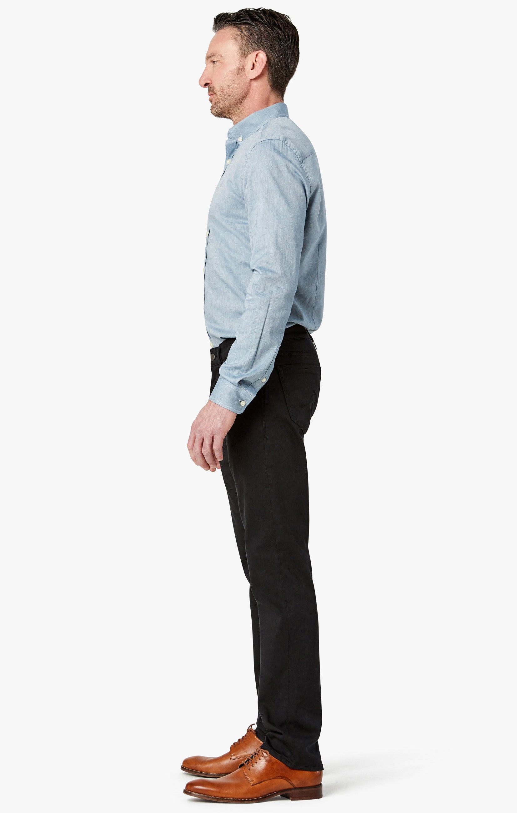 Courage Straight Leg In Select Double Black - 34 Heritage
