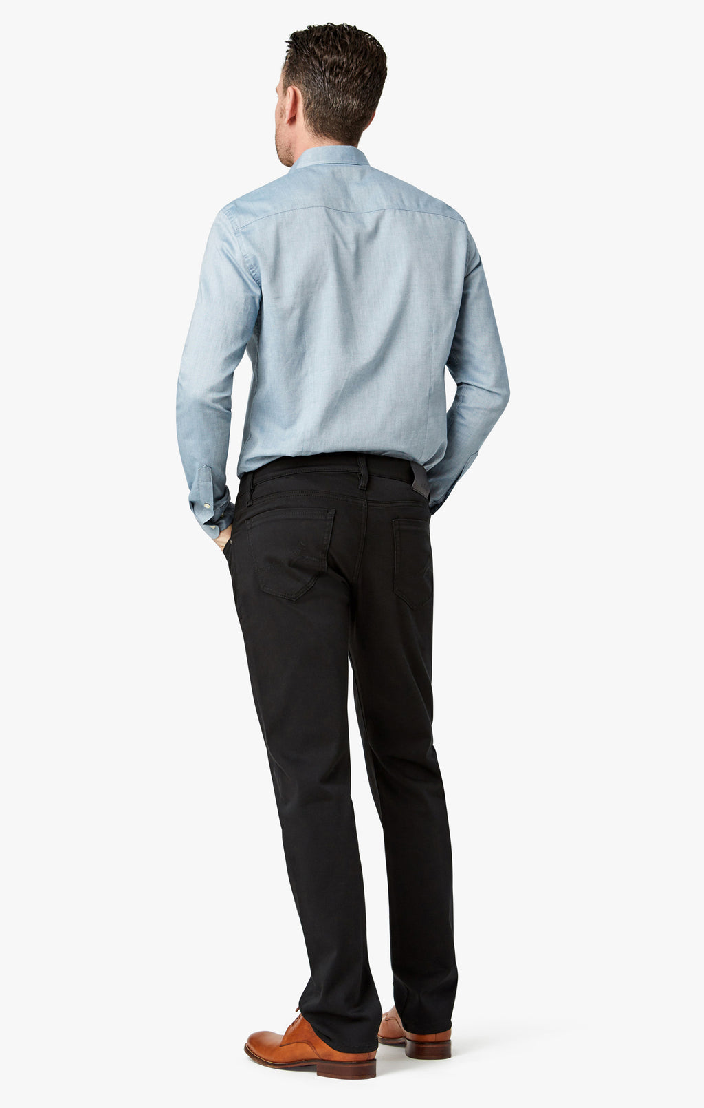 Courage Straight Leg In Select Double Black - 34 Heritage