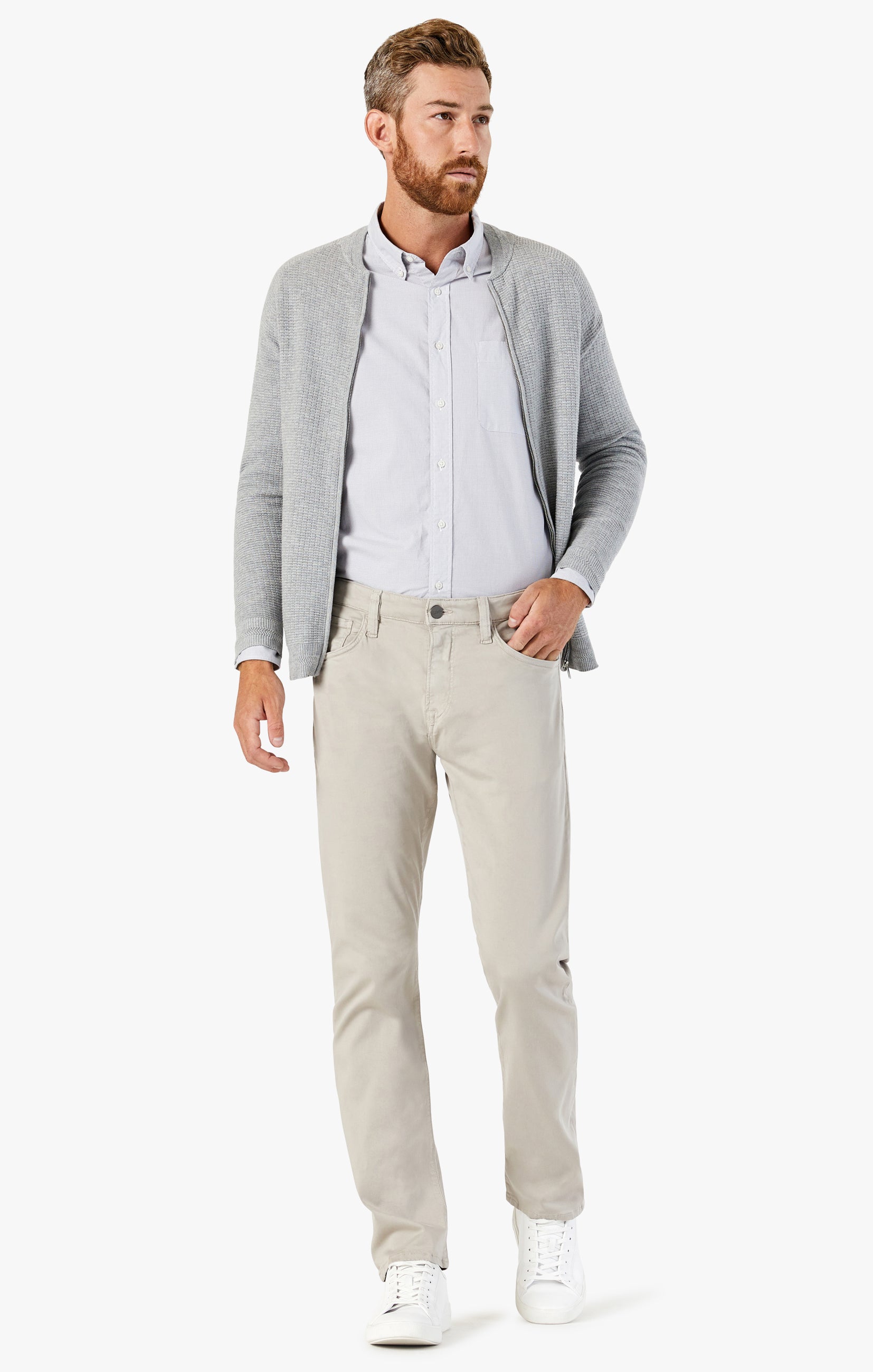 Courage Straight Leg Pants In Dawn Twill Image 2