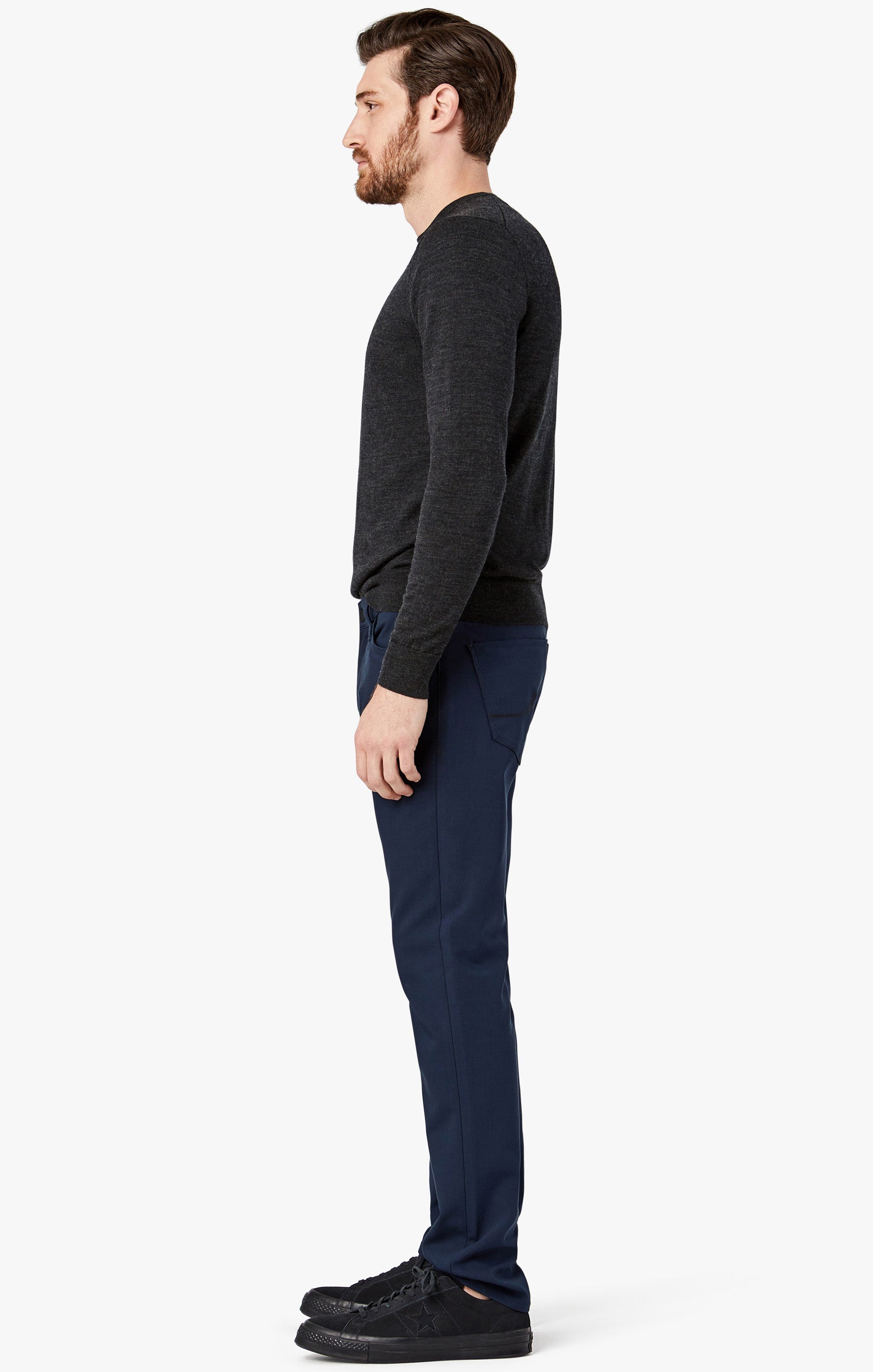 Courage Straight Leg Commuter Pants in Navy Image 4