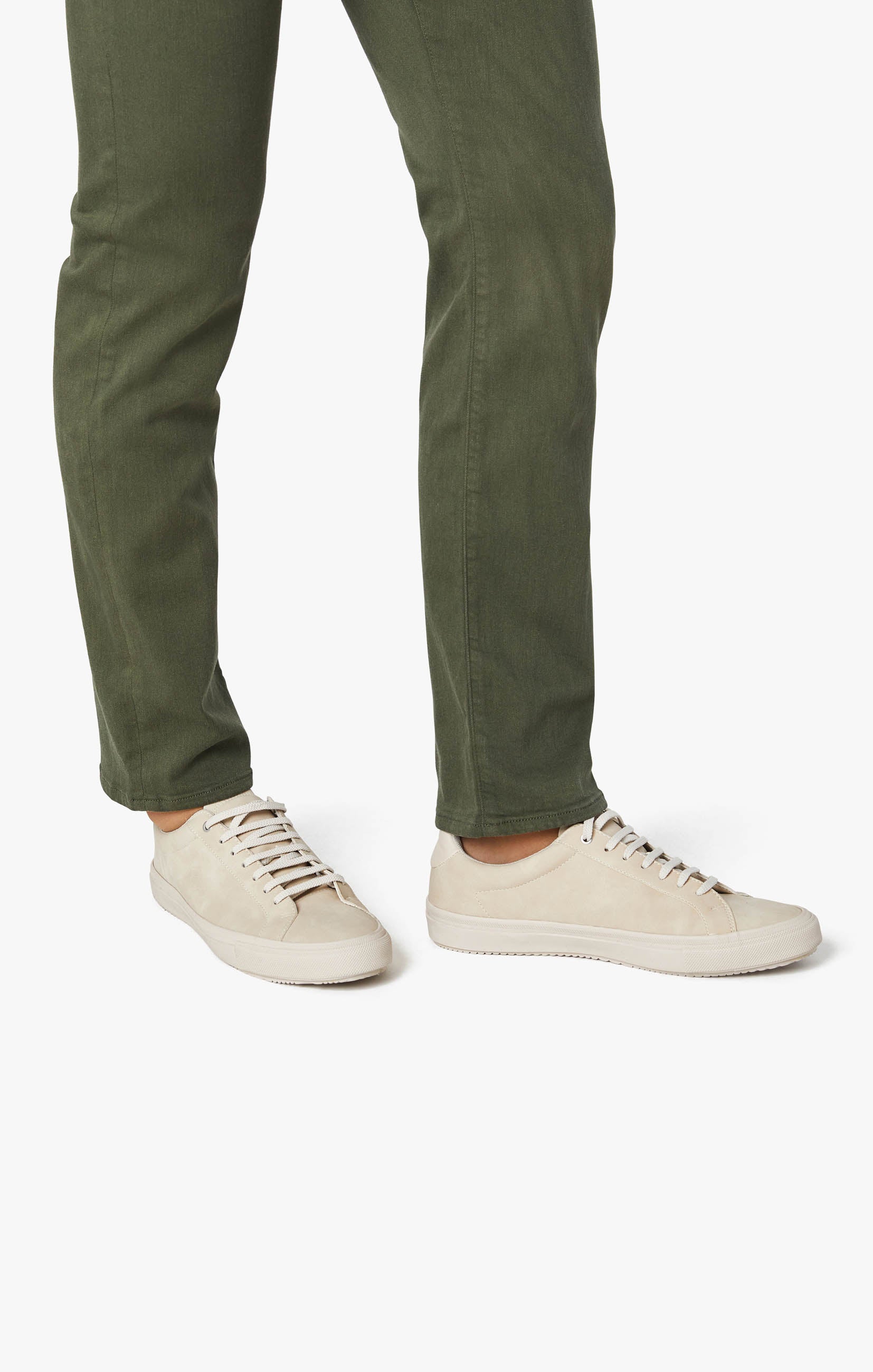Courage Straight Leg Pants In Military Green Comfort Image 6