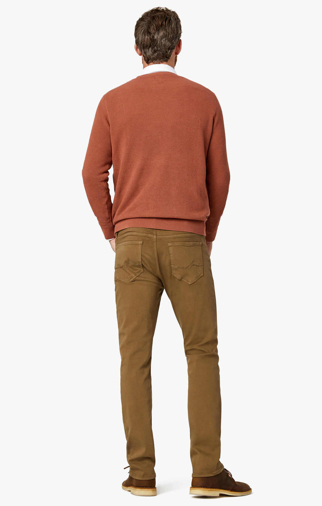 Courage Straight Leg Pants In Tobacco Comfort
