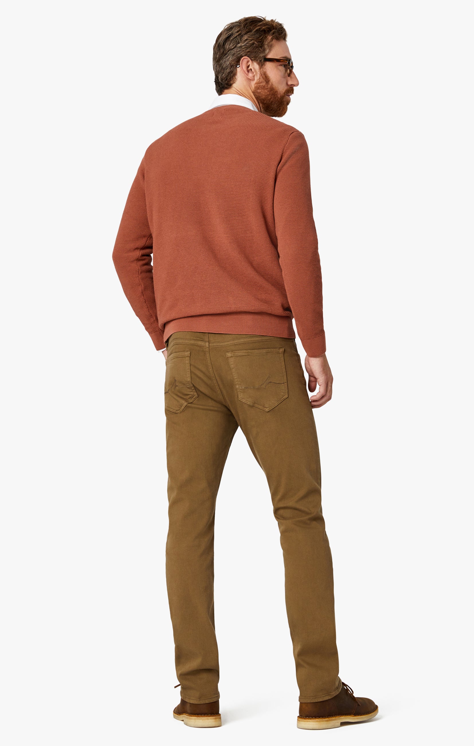 Courage Straight Leg Pants In Tobacco Comfort