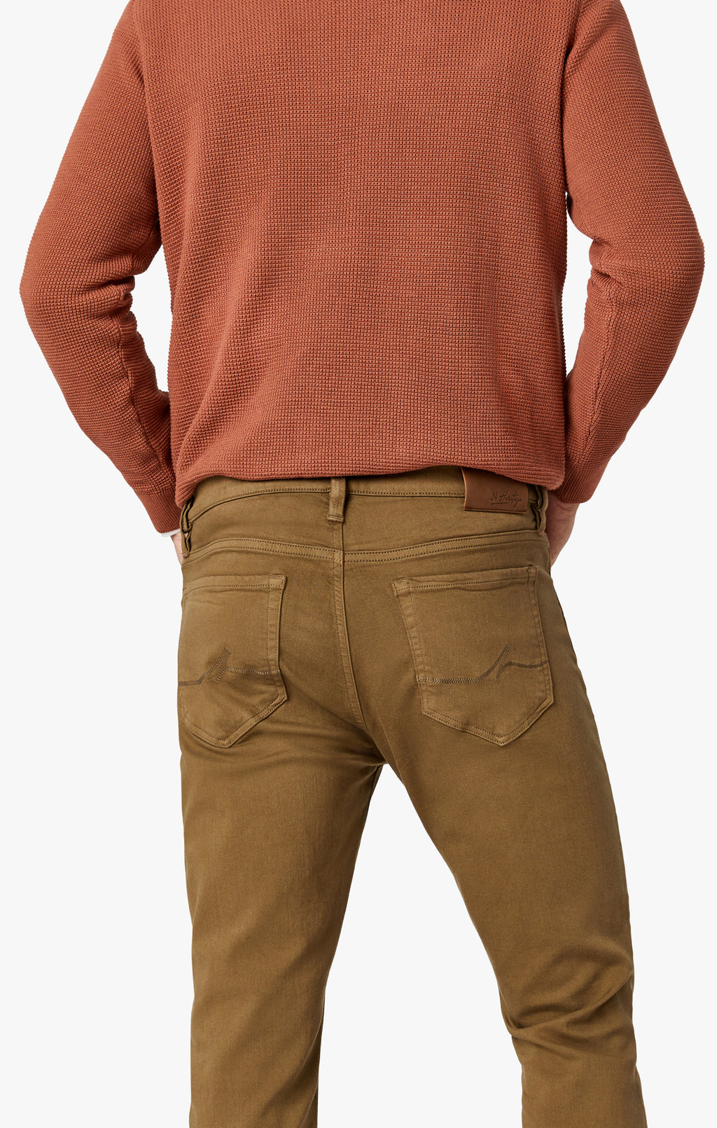Courage Straight Leg Pants In Tobacco Comfort