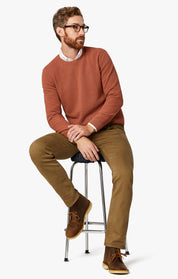 Courage Straight Leg Pants In Tobacco Comfort