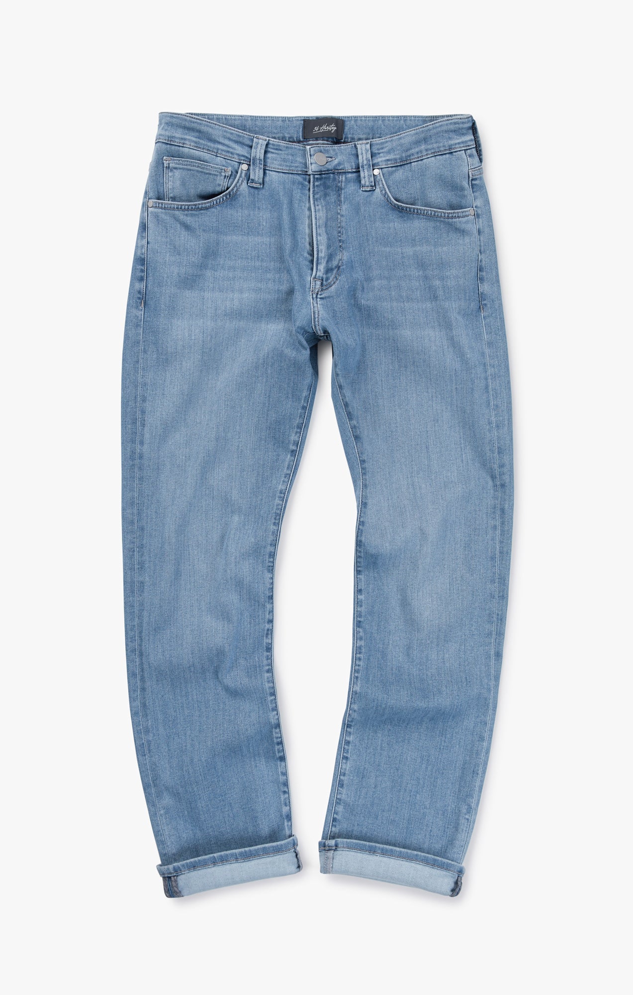 Men's Light-Wash Skinny Fit Denim Jeans