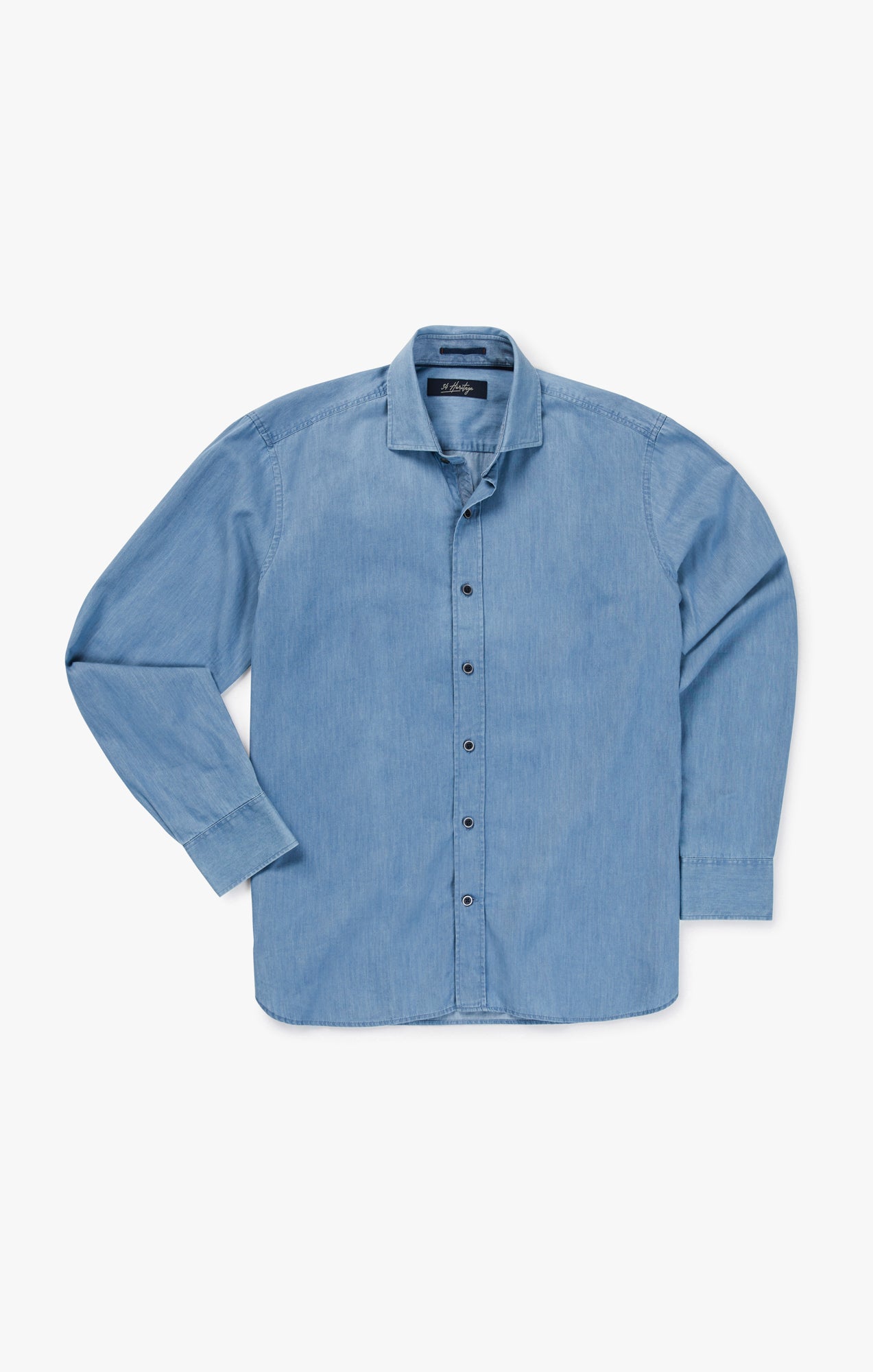 34 Heritage Men s Light Denim Shirt In Light Denim 34-heritage-men-s-light-denim-shirt-in-light-denim