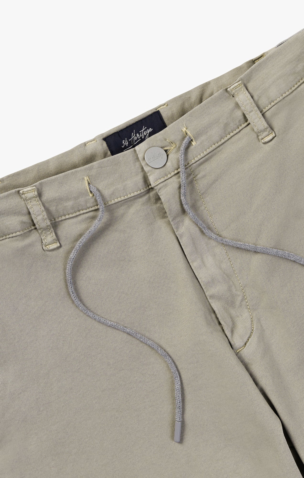 Ravenna Drawstring Shorts In Aluminum Soft Touch Image 9