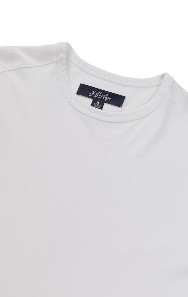 Basic Crew Neck T-Shirt in White