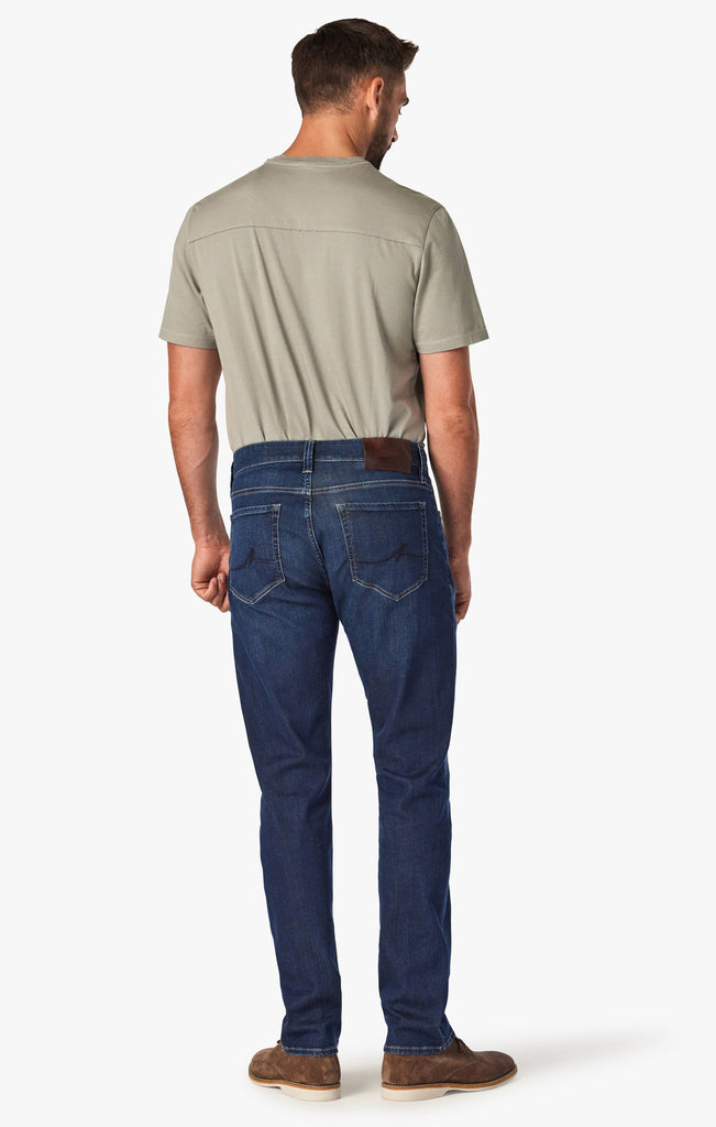 Charisma Relaxed Straight Jeans In Dark Brushed Soft Denim