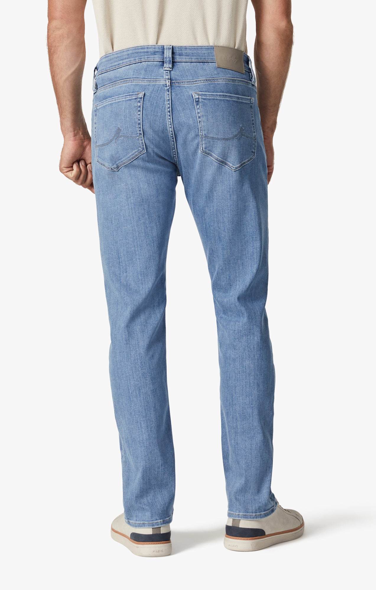Courage Straight Leg Jeans In Light Brushed Urban Image 4