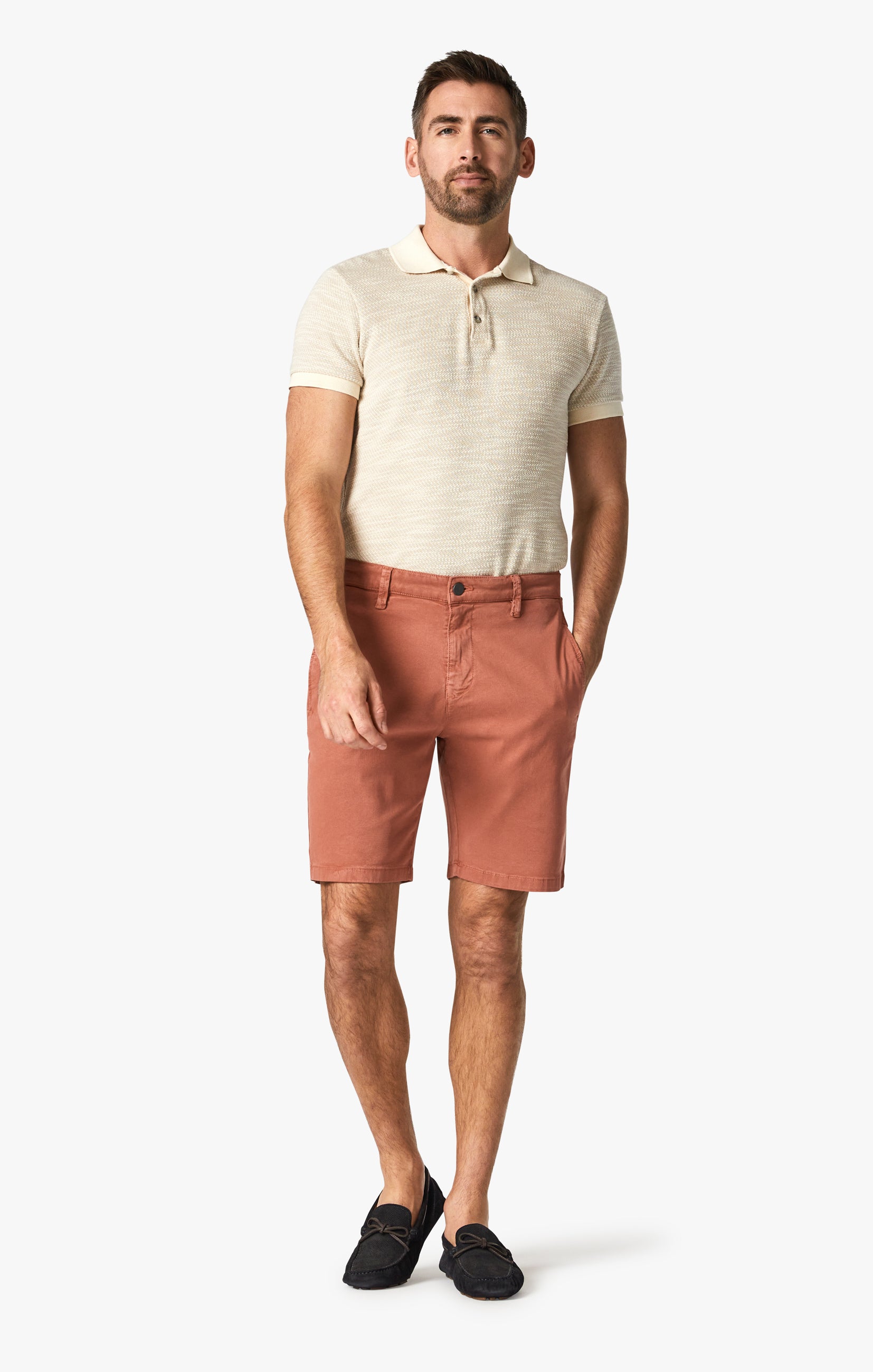 Nevada Shorts In Brick Soft Touch Image 1