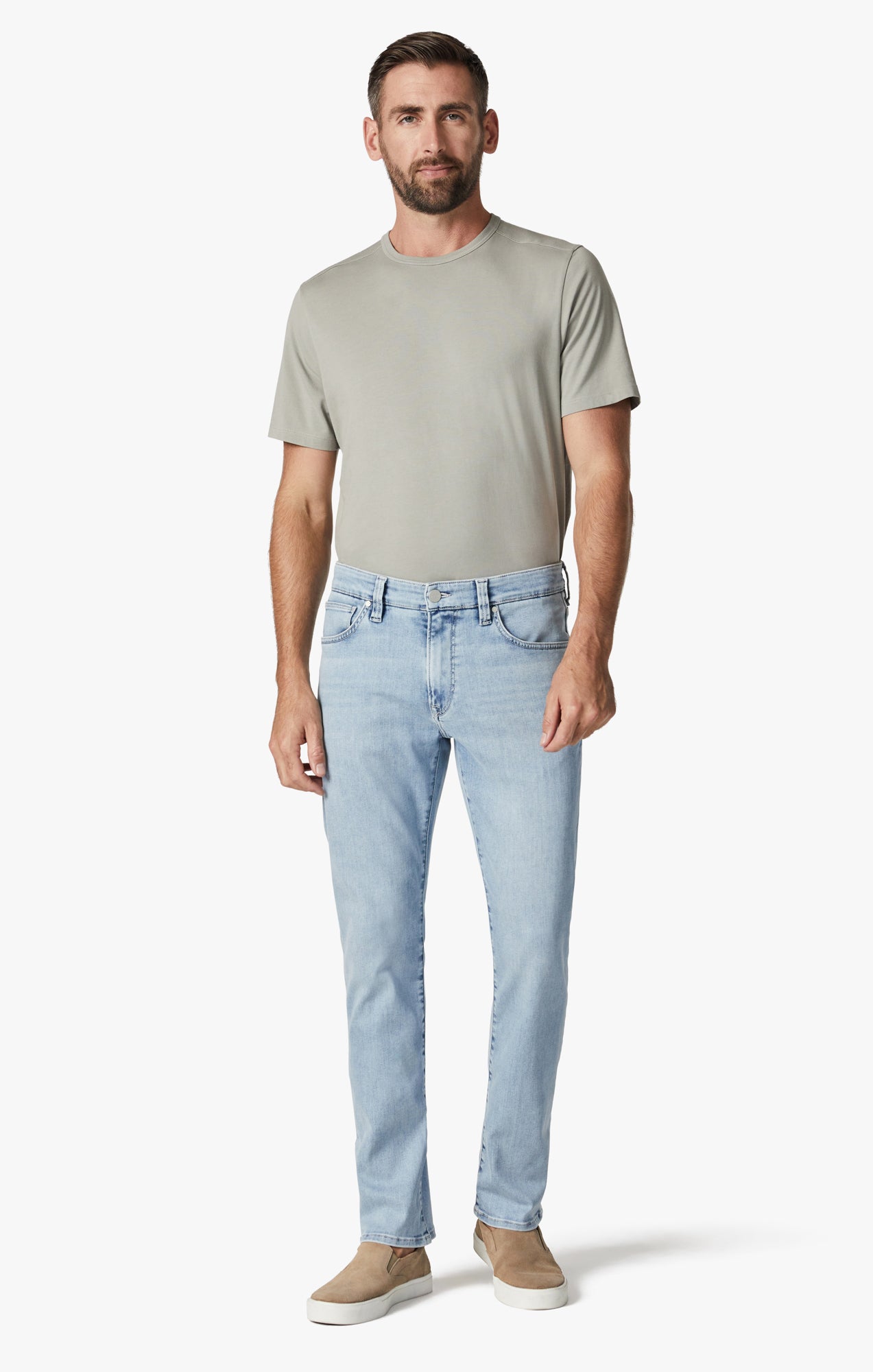 Charisma Relaxed Straight Leg Jeans In Bleached Urban
