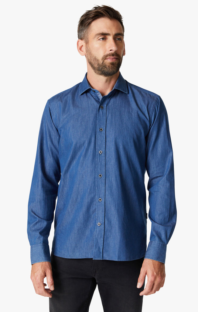 Denim Shirt in Rinse – 34 Heritage