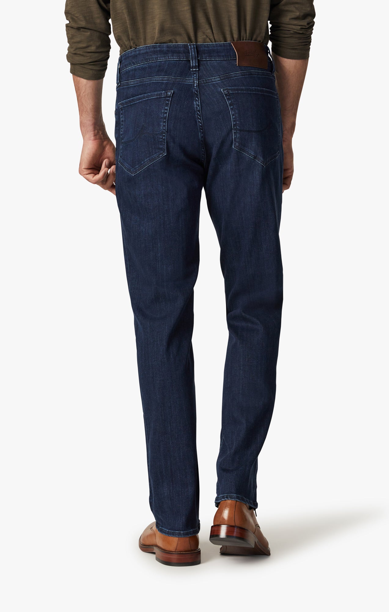 34 Heritage Men's Charisma Relaxed Straight Jeans in Dark Midnight ...