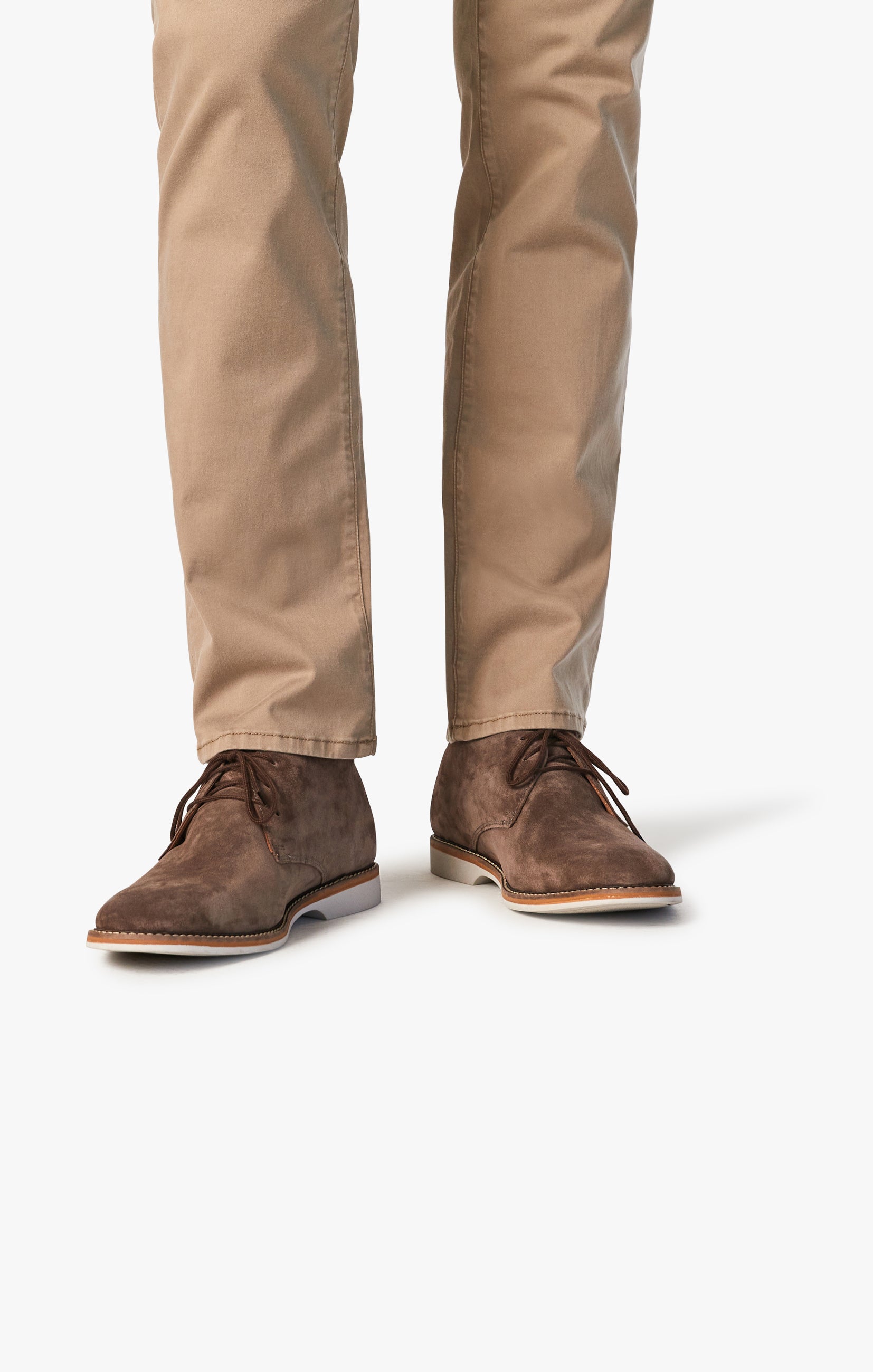 Charisma Relaxed Straight Chino In Khaki Twill