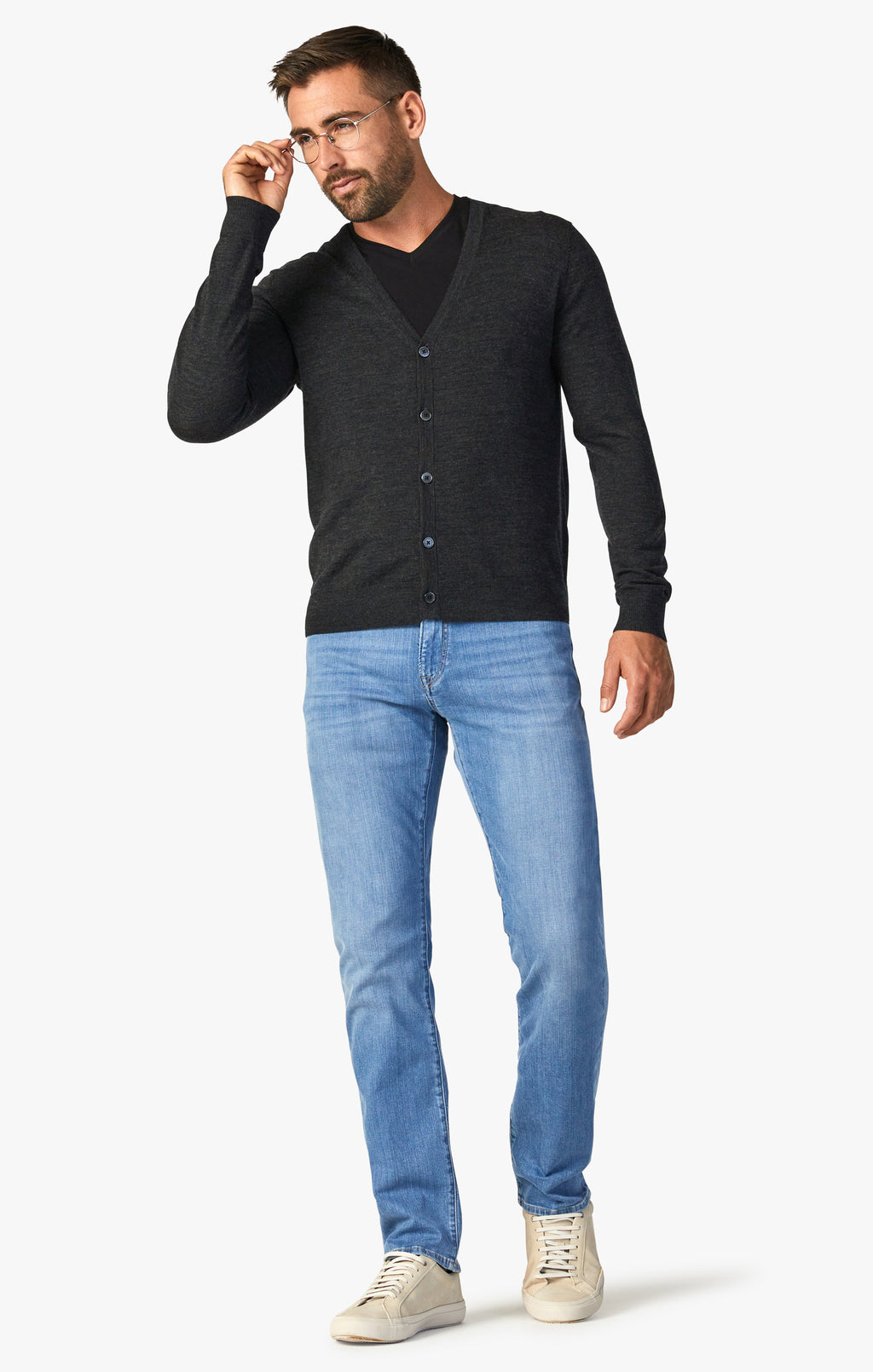 Charisma Relaxed Straight Jeans In Lt Soft Denim