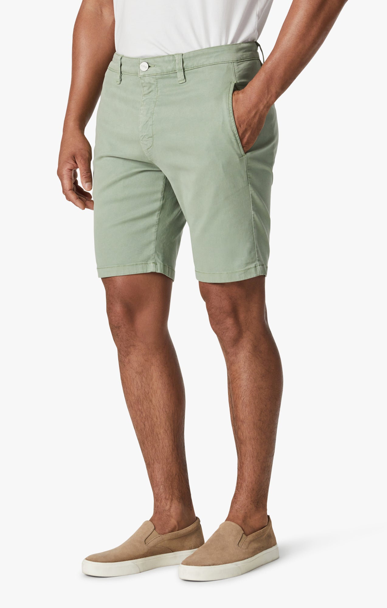 Nevada Shorts in Green Soft Touch Image 4