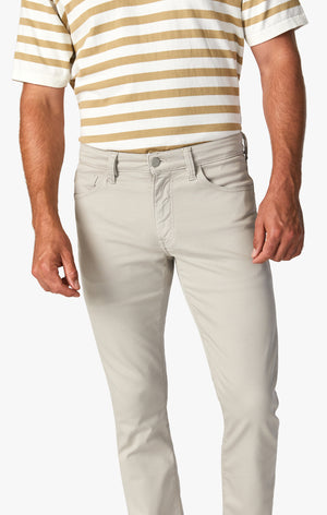 Charisma Relaxed Straight Pants In Oyster Summer Coolmax