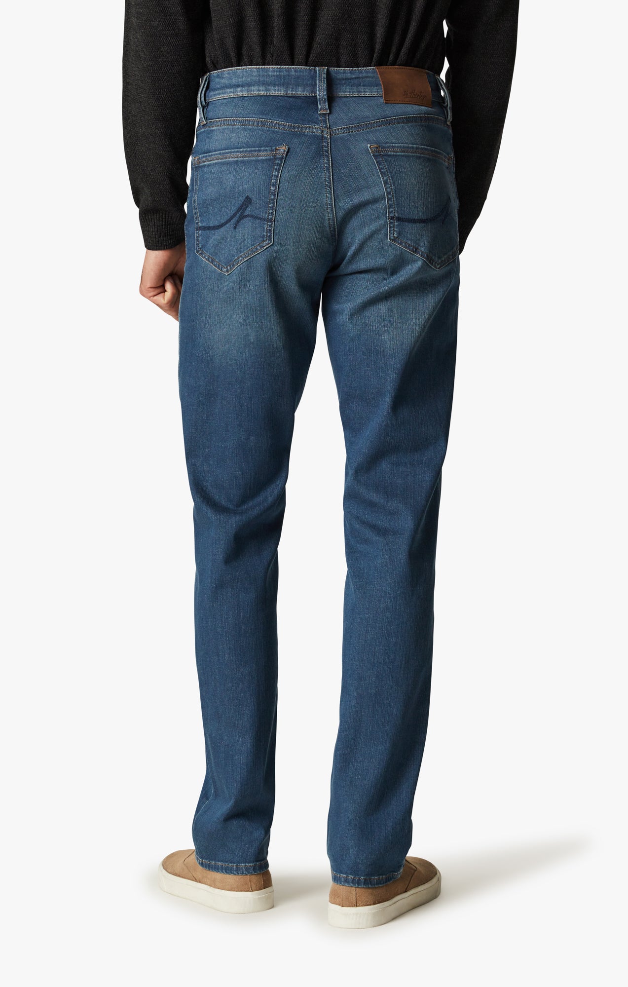34 Heritage Men's Charisma High Rise Straight Jeans in Mid Cashmere