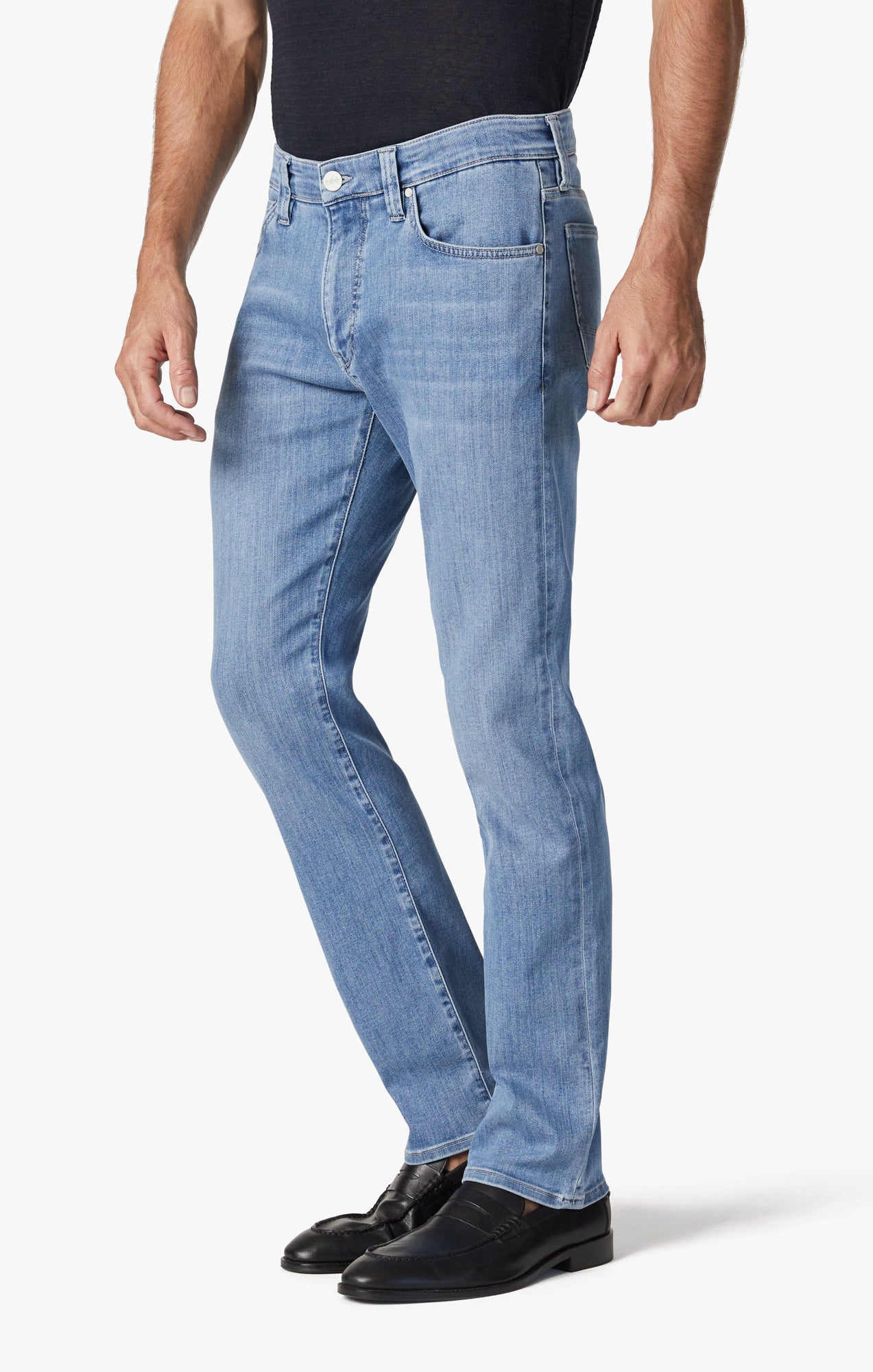 Buy Men Grey Light Slim Fit Jeans Online - 747319 | Louis Philippe