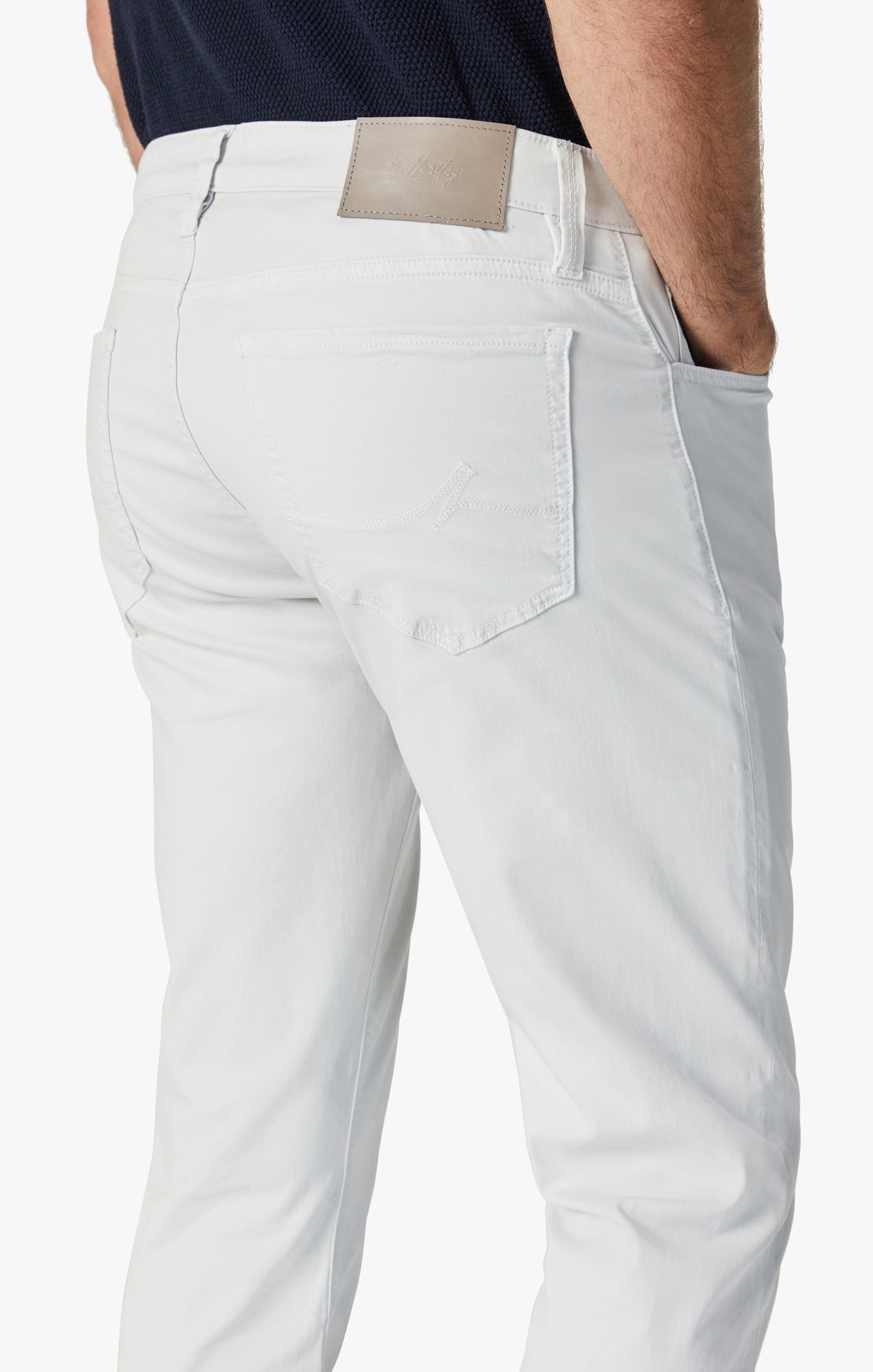 Courage Straight Leg Pants In Stone Twill Image 5