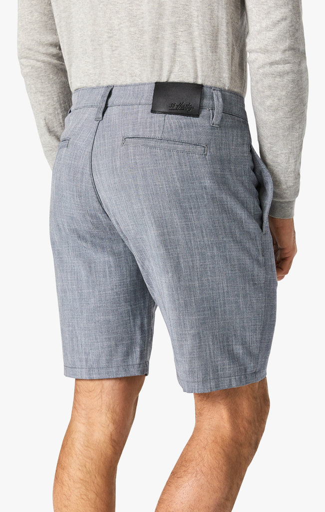 34 Heritage Men's Nevada Shorts In Grey Cross Twill