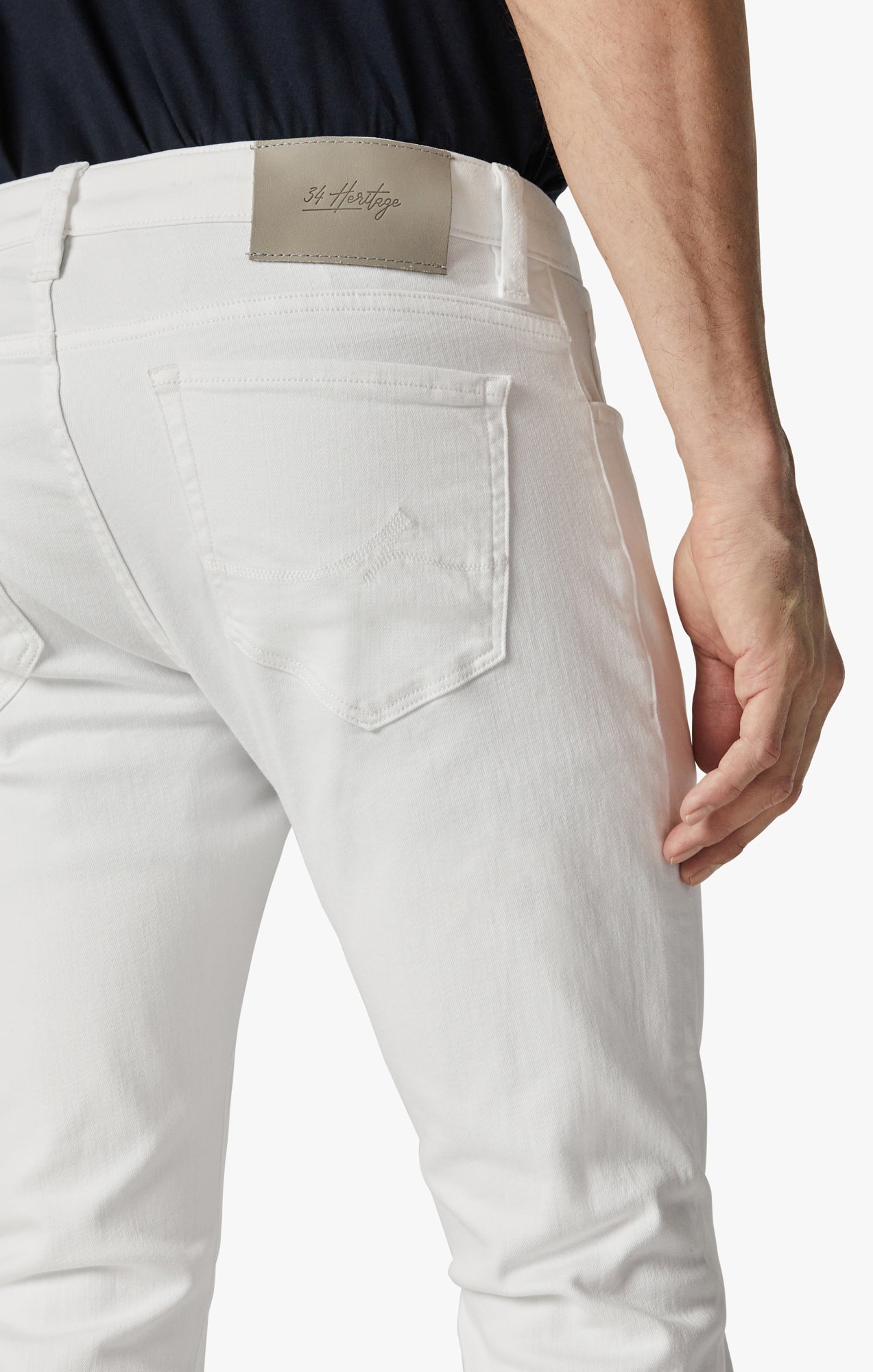 Cool Slim Leg Pants In Double White Comfort Image 6