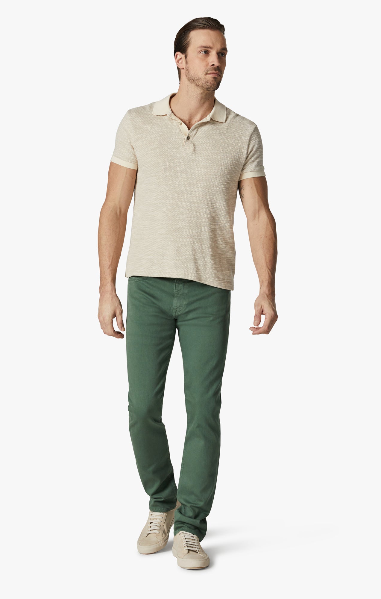 Courage Straight Leg Pants In Green Comfort Image 1