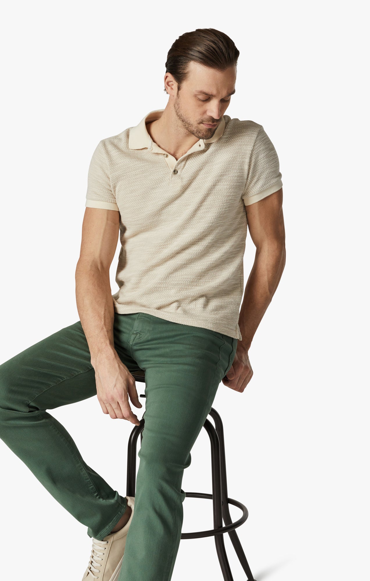 Courage Straight Leg Pants In Green Comfort