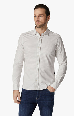 Horizontal Stripe Shirt in Simply Taupe