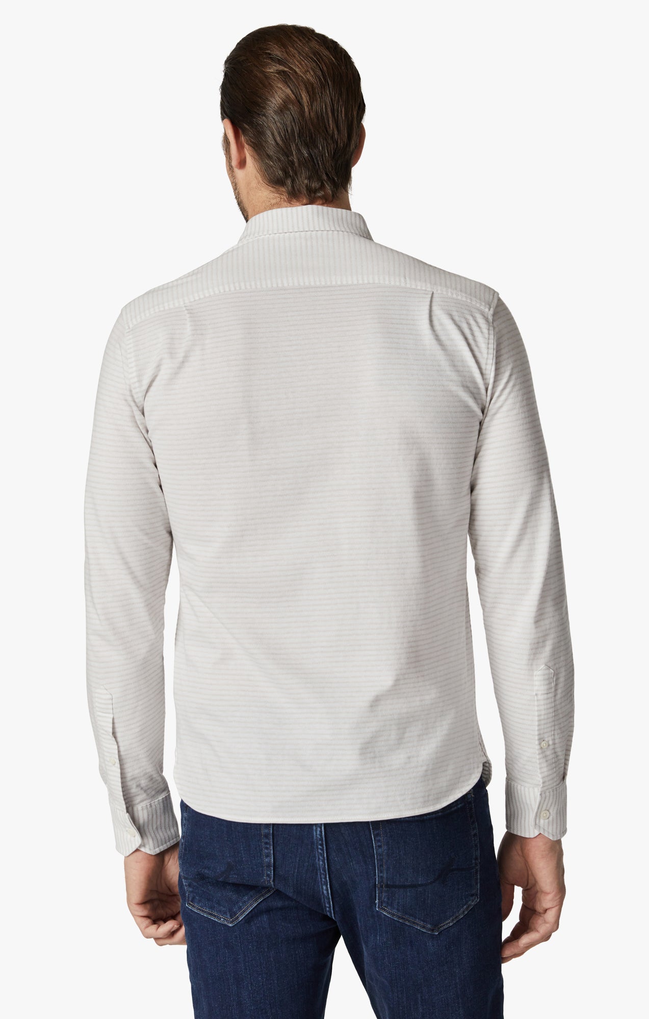 Calvin Klein Men's Rinse Denim Shirt - Indigo Rinse - Size L
