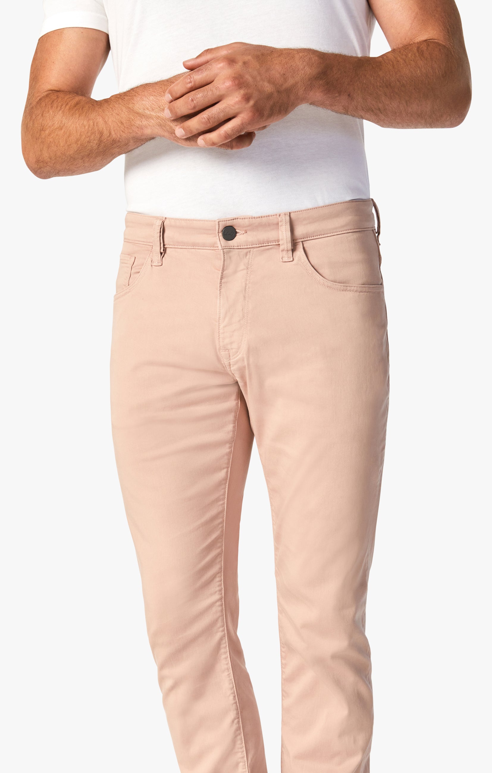 Courage Straight Leg Pants In Rose Twill Image 3